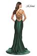 La Femme 31295 Lace-Up Back Sweetheart Neck Dress