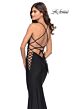 La Femme 31315 Exposed Sides Lace-Up Dress