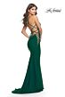 La Femme 31315 Exposed Sides Lace-Up Dress