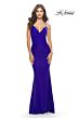 La Femme 31315 Exposed Sides Lace-Up Dress