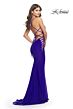 La Femme 31315 Exposed Sides Lace-Up Dress