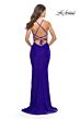 La Femme 31315 Exposed Sides Lace-Up Dress
