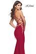 La Femme 31315 Exposed Sides Lace-Up Dress
