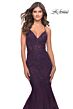 La Femme 31316 Sweetheart Neckline Spaghetti Straps Dress
