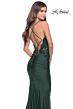 La Femme 31336 Plunging V-Neckline Beaded Sheer Bodice Dress