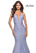 La Femme 31354 Illusion Sides Sequin Lace Dress