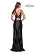 La Femme 31374 Crisscross Side Cut-Out Bodice Dress