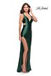 La Femme 31374 Crisscross Side Cut-Out Bodice Dress