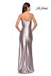 La Femme 31391 One-Shoulder Neckline Circle High Slit Dress