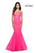 La Femme 31421 Rhinestone-Studded Strapless Sweetheart Neckline Dress