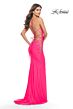 La Femme 31438 Strappy Sides Lace-Up Back Dress