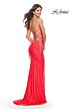 La Femme 31438 Strappy Sides Lace-Up Back Dress