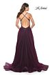 La Femme 31471 Criss Cross Back Floral Top Dress