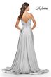 La Femme 31505 High Slit Plunging Neck Dress