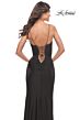 La Femme 31553 Lace-Up Corset Sweetheart Neckline Dress