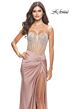 La Femme 31556 Sweetheart Rhinestone-Embellished Corset Dress