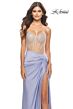 La Femme 31556 Sweetheart Rhinestone-Embellished Corset Dress