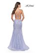 La Femme 31581 Sequin Lace Applique Mermaid Dress