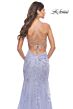La Femme 31581 Sequin Lace Applique Mermaid Dress