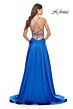 La Femme 31592 Rhinestone-Embellished Surplice Dress