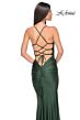La Femme 31618 Surplice Bodice Lace-Up Back Dress
