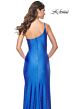 La Femme 31699 High Slit One Shoulder Hot Fix Dress