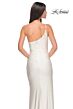 La Femme 31699 High Slit One Shoulder Hot Fix Dress