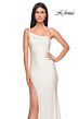 La Femme 31699 High Slit One Shoulder Hot Fix Dress