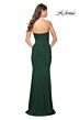 La Femme 31899 Strapless Sweetheart Neckline Ruched Dress