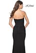 La Femme 31899 Strapless Sweetheart Neckline Ruched Dress