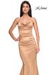 La Femme 31915 Strapless Sweetheart Neckline Ruched Dress