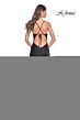 La Femme 31943 Tie Back V-Neck Sequin Dress