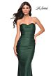 La Femme 31945 Strapless Sweetheart Neckline Ruched Dress