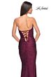La Femme 31945 Strapless Sweetheart Neckline Ruched Dress