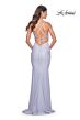 La Femme 31989 Embellished Bodice Lace-Up Dress