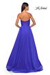 La Femme 31997 Ruched Corset High Slit Strapless Dress
