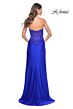 La Femme 32011 Floral Corset Beaded Skirt Dress