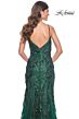 La Femme 32049 Spaghetti Straps Open Back Embellished Dress