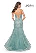 La Femme 32053 Strapless Sweetheart Neckline Trumpet Dress