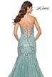La Femme 32053 Strapless Sweetheart Neckline Trumpet Dress