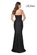 La Femme 32069 Sparkly Top Strapless Sweetheart Neck Dress