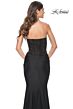 La Femme 32069 Sparkly Top Strapless Sweetheart Neck Dress