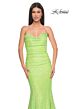 La Femme 32092 Strapless Sweetheart Neckline Sequin Dress