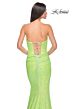 La Femme 32092 Strapless Sweetheart Neckline Sequin Dress