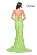 La Femme 32092 Strapless Sweetheart Neckline Sequin Dress