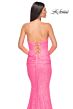 La Femme 32092 Strapless Sweetheart Neckline Sequin Dress