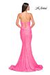 La Femme 32092 Strapless Sweetheart Neckline Sequin Dress