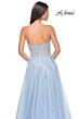La Femme 32111 Sweetheart Corset High Slit Strapless Dress