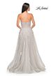 La Femme 32111 Sweetheart Corset High Slit Strapless Dress