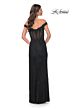 La Femme 32116 High Slit Sparkly Off The Shoulder Dress